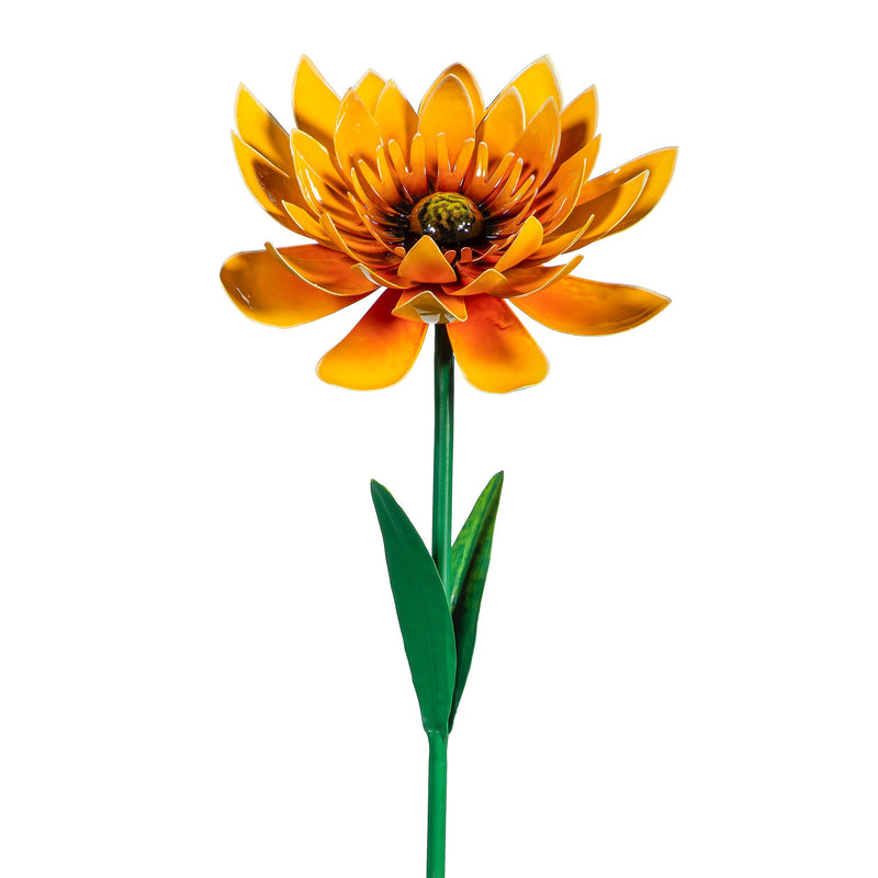 What she Shed Garden Stake, Metal Layered Flower, 40"