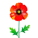 What She Shed Garden Stake, Metal Poppy Flowers, 43"