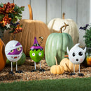 Spooky Monsters Metal Statue, 10"H