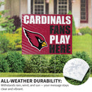 Arizona Cardinals Yard Sign "Fans Play Here"