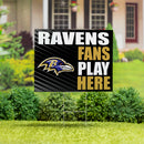 Baltimore Ravens Yard Sign "Fans Play Here"