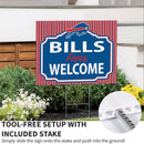 Buffalo Bills Yard Sign, "Fans Welcome"