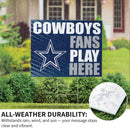 Dallas Cowboys Yard Sign "Fans Play Here"