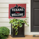 Houston Texans Yard Sign, "Fans Welcome"