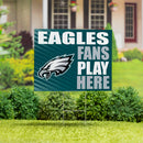 Philadelphia Eagles Yard Sign "Fans Play Here"
