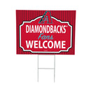 Arizona Diamondbacks Yard Sign, "Fans Welcome"
