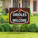 Baltimore Orioles Yard Sign, "Fans Welcome"
