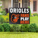Baltimore Orioles Yard Sign "Fans Play Here"