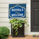 Kansas City Royals Yard Sign, "Fans Welcome"