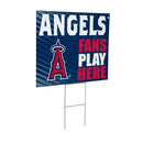 Los Angeles Angels Yard Sign "Fans Play Here"