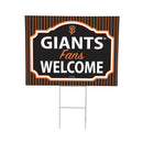 San Francisco Giants Yard Sign, "Fans Welcome"