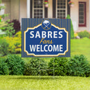 Buffalo Sabres Yard Sign, "Fans Welcome"
