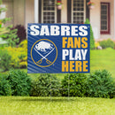 Buffalo Sabres Yard Sign "Fans Play Here"