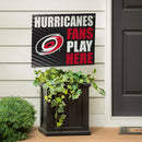 Carolina Hurricanes Yard Sign "Fans Play Here"