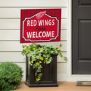 Detroit Red Wings Yard Sign, "Fans Welcome"