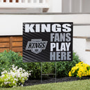 Los Angeles Kings Yard Sign "Fans Play Here"