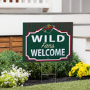 Minnesota Wild Yard Sign, "Fans Welcome"