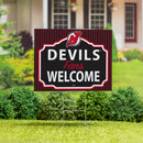 New Jersey Devils Yard Sign, "Fans Welcome"