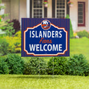 New York Islanders Yard Sign, "Fans Welcome"