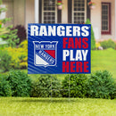 New York Rangers Yard Sign "Fans Play Here"