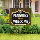 Pittsburgh Penguins Yard Sign, "Fans Welcome"