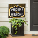 Pittsburgh Penguins Yard Sign, "Fans Welcome"