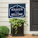 Seattle Kraken Yard Sign, "Fans Welcome"