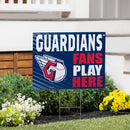 Cleveland Guardians Yard Sign "Fans Play Here"