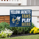 Georgia Tech Yard Sign "Fans Play Here"