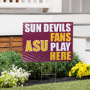 Arizona State University Yard Sign "Fans Play Here"