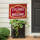 Iowa State University Yard Sign, "Fans Welcome"