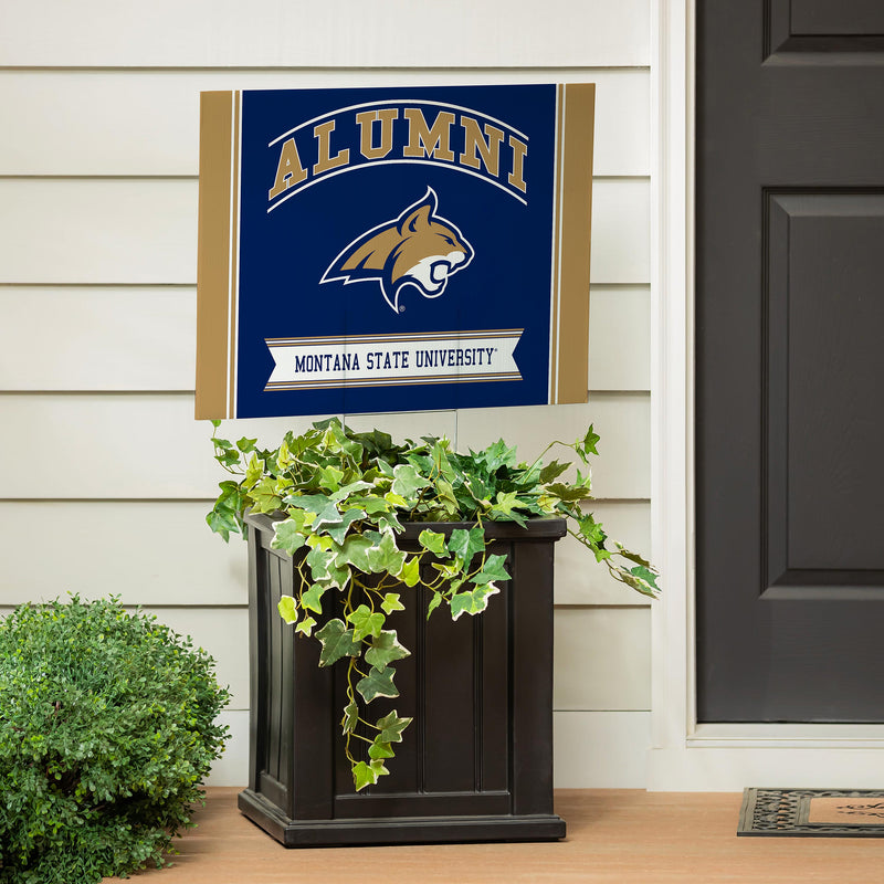 Montana State University Yard Sign Alumni