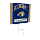 Montana State University Yard Sign Alumni
