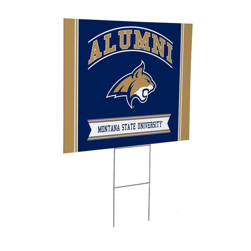 Montana State University Yard Sign Alumni