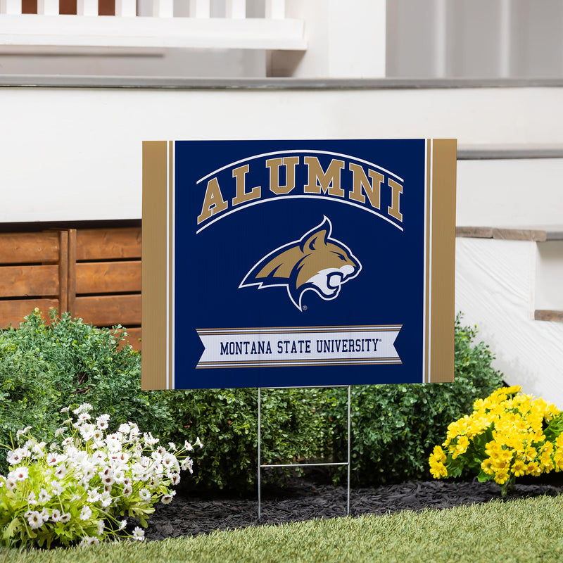 Montana State University Yard Sign Alumni