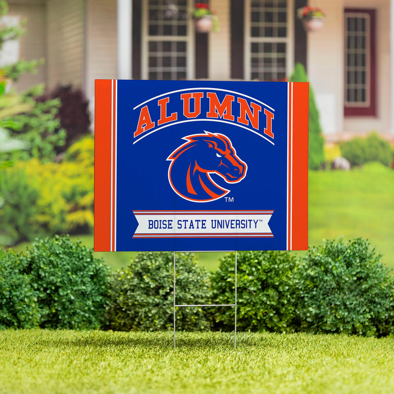 Boise State University Yard Sign Alumni