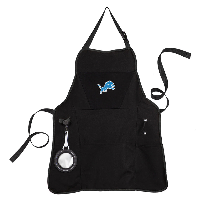 Grill Apron, Black, Detroit Lions,4ap3810ga