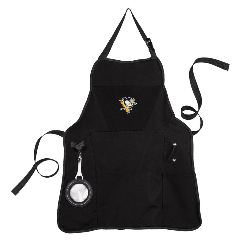 Evergreen Home Accents,Grill Apron, Black, Pittsburgh Penguins,26x30x0.3 Inches