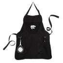 Grill Apron, Black, Kansas State University,4ap943ga