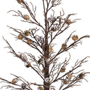 Woodland Storybook Tree Pine Cone Frosted Indoor/Outdoor LED Tree, 48"H