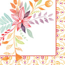 Paper Cocktail Napkin, 20 count, Watercolor Floral,4nc6519