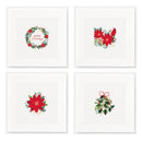 6" Cotton Holiday Greenhouse Cocktail Napkin Set,4nc877