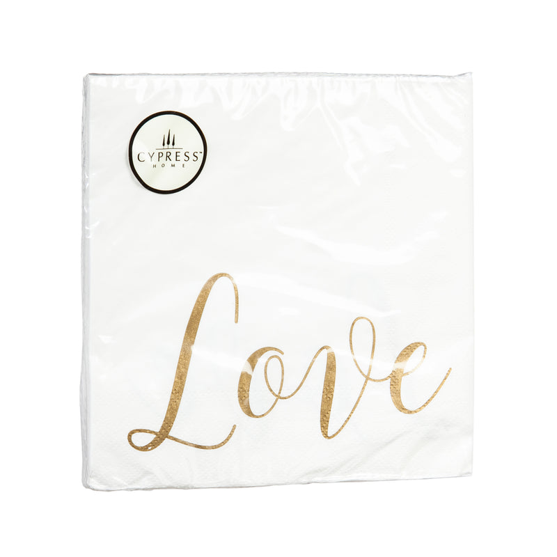 Paper Luncheon Napkin, 20 count, Love,4nl6178e