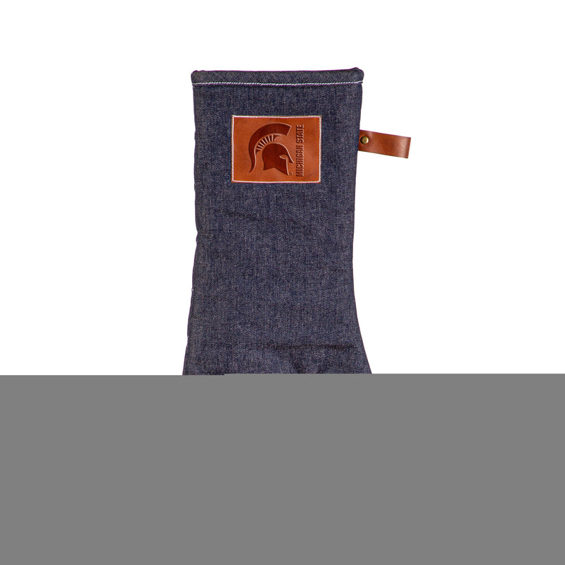 Oven Mitt, Denim,  Michigan State University,4omd971