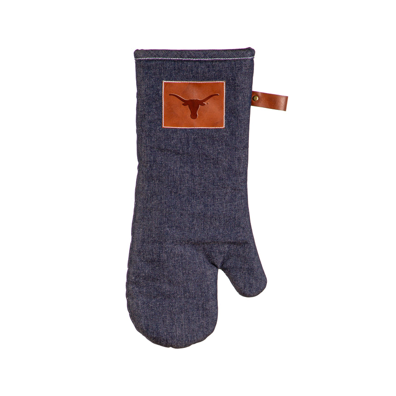 Oven Mitt, Denim,  University of Texas,4omd999