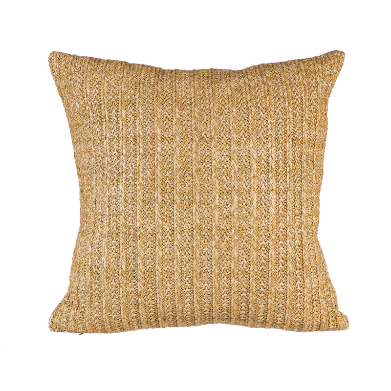 18" Outdoor Safe Raffia Pillow, Cardinal,4pl341