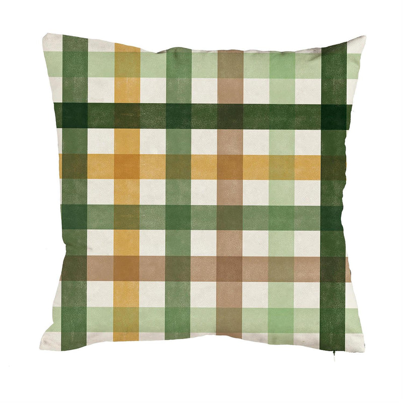 Greenery Joy To The World Pillow Cover
