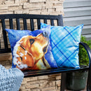 Winter Pup Pillow Cover