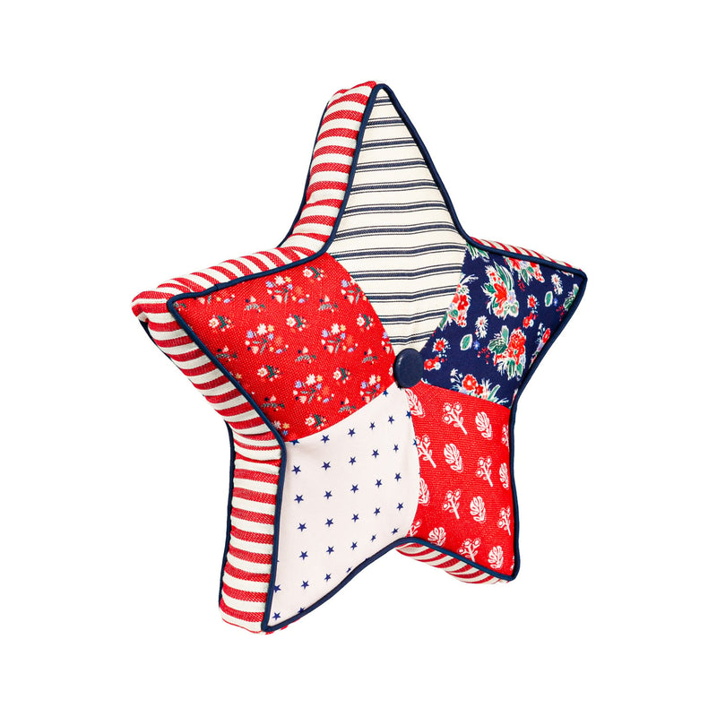 Star Shaped Patriotic Pillow,4sp4006