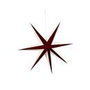 LED Foldable Paper Star with Inverted Velvet, 2 Asst: Red/Green
